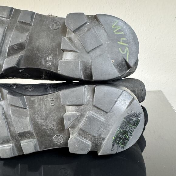 Vintage RO-Search Spike Protective Military Jungle Boots sz 9R BLK - Picture 14 of 16